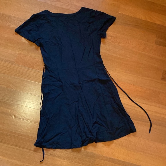 A&F embroidered black mini dress M - Picture 4 of 4